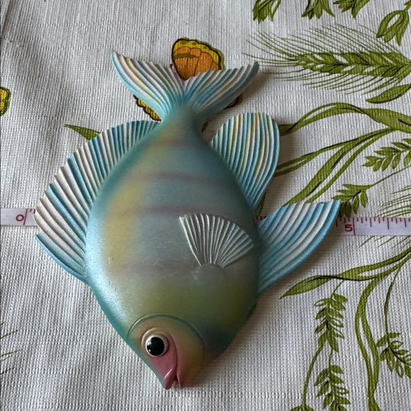 Vintage Fish Wall Plaques Set of 3  60's - Picture 14 of 14